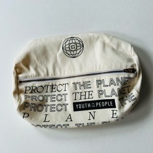 Youth To The People ‘Protect the Plant’ Canvas Cosmetics Bag